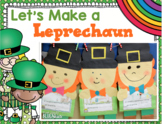 St Patrick's Day Leprechaun Craft, Literacy, and Math Pack