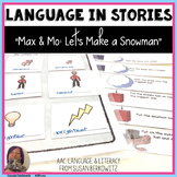 Lets Make a Snowman Adapted Book Companion Language Activi
