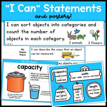 Measurement for Kindergarten by My Happy Place | TpT