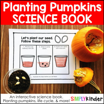 Preview of Pumpkin Life Cycle Unit & Interactive Book: All About Pumpkins and Life Cycle