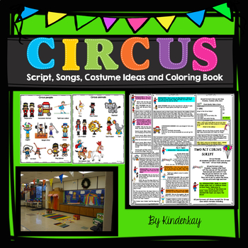 Preview of Circus Script, Songs, Costume Ideas, and Coloring Book