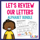 Let's Review Our Letters Complete Alphabet Bundle