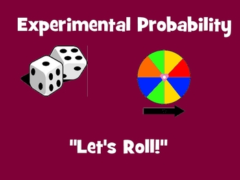 Preview of Let's Roll - Experimental Probability
