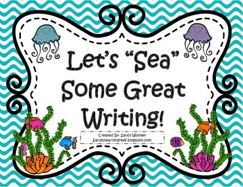 Preview of Let's "Sea" Some Great Writing!  Ocean Themed Writing Strategy Posters