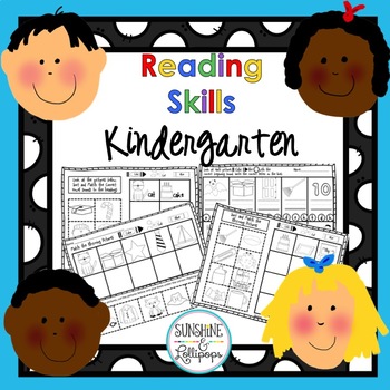 Kindergarten Reading Readiness Skills by Sunshine and Lollipops | TpT