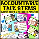 Accountable Talk Posters Talking Stems & Bookmarks