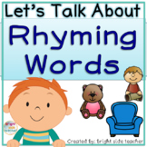 Lets Talk About Rhyming Words with Partner Talk and Class 
