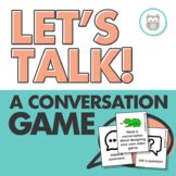 Let's Talk - A Conversation Card Game - Targets Social Lan