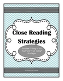 Let's Talk to the Text- Posters for Close Reading