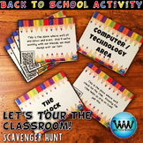 Let's Tour the Classroom! Scavenger Hunt: A Back to School Activity w/ QR Codes