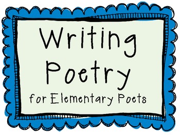 Preview of Let's Write Poetry!