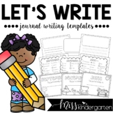 Kindergarten Writing Paper Journal Writing Monthly Templates