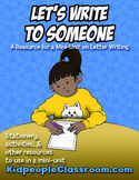 Let's Write to Someone– Letter Writing Mini-Unit Resources