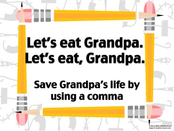 Preview of Let's eat… Grandpa. Grammar