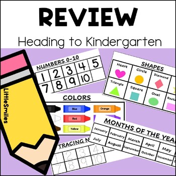 Lets review. Numbers 0-10, ABCs, colors, shapes, days of week, months ...