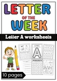 Letter A Activity Worksheets & Printables For Kids