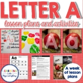 Letter A Alphabet Lesson Plans and Activities