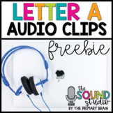 Letter A Audio Clips FREEBIE