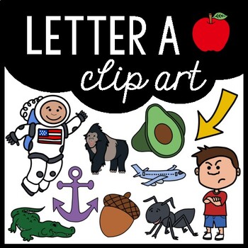 Alphabet Clip Art: Letter A by Teach Tall | TPT