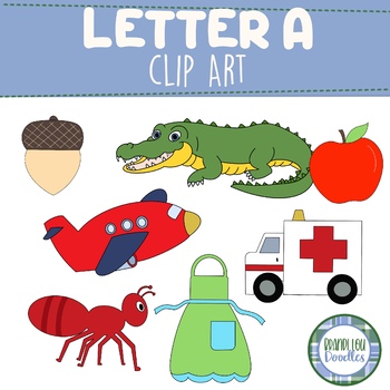 Letter A Clipart by Brandi Mellgren | TPT