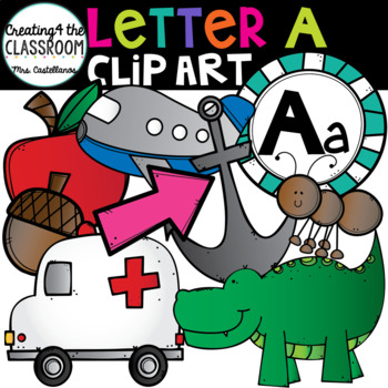 Preview of Letter A Clipart {Alphabet Clip art}