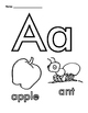 Letter A Coloring Sheets by Elsworth Designs | Teachers Pay Teachers