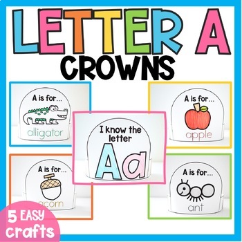 Letter A Craft for Preschool & Kindergarten Easy Alphabet Activities ...