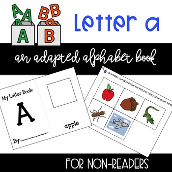 Letter A Cut and Paste Book by Miss Alaina's iCan Creations | TPT