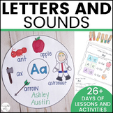 Letter and Sound Alphabet Introduction Lessons and Activities
