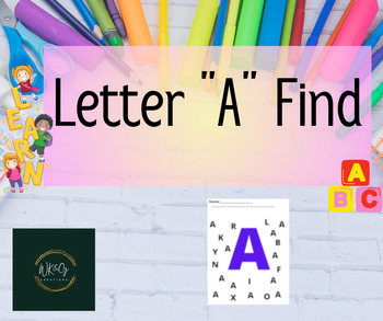 Preview of Letter "A" Find