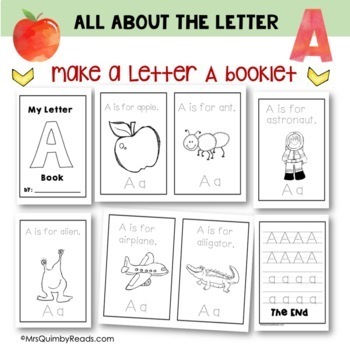 Letter A | Learning the Alphabet | Preschool by MrsQuimbyReads | TpT