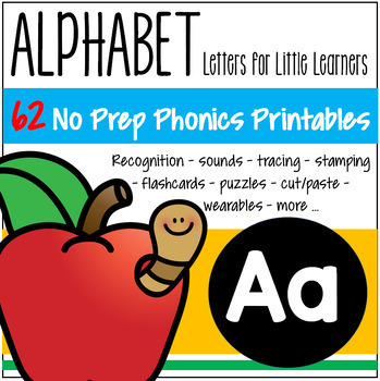 Preview of Alphabet A Phonics Recognition, Sound, Tracing & Craftivities Letter of the Week