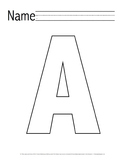 Letter 'A' Pre-K Packet