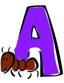 Letter A Vocabulary Cards