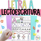 Letter A Worksheets in Spanish |  Hojas de Trabajo Letra A