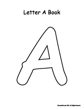 Letter A-Z Initial Sound Matching Books by Amanda's Visuals | TpT
