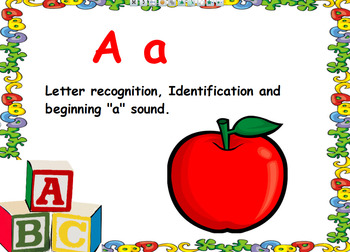 Preview of Letter A -recognition -beginning sound