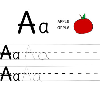 Preview of Letter A writing practice