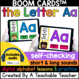 Letter Aa Lesson & Practice | Distance Learning Alphabet w