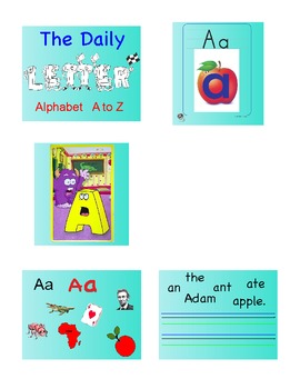 Preview of Letter Aa Smartboard Lesson