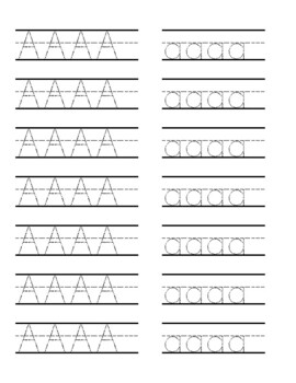 Letter Aa Tracing by Kelly Anaya | TPT