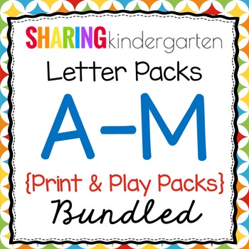Preview of Phonics Alphabet Letter of the Week Little Bundle 1