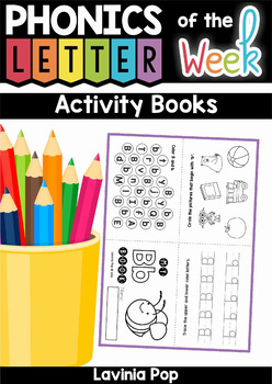 Preview of Alphabet Letter Activity Books Distance Learning