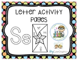 Letter Activity Pages