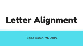 Preview of Letter Alignment/Baseline Orientation (Slide Deck)