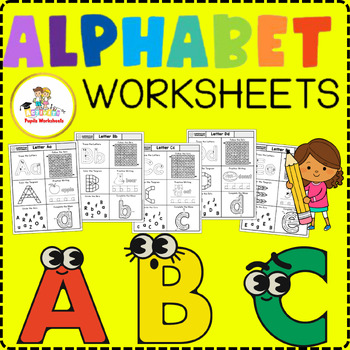 Letter Alphabet Printable Worksheets - Letter Tracing, coloring ...