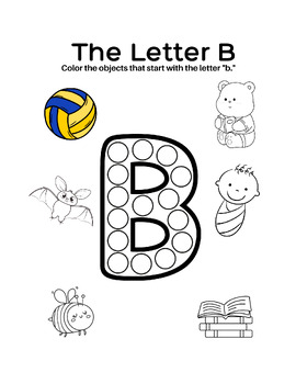 Preview of Letter B