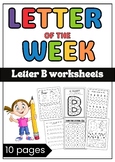 Letter B Activity Worksheets & Printables For Kids