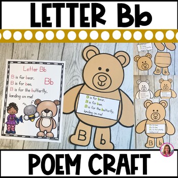 Letter B Alphabet Craft with Alphabet Poem | Letter B Alphabet Activity