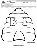 Letter B Matching Busy Bees